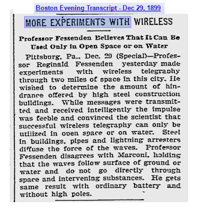 Fessenden wireless 1899
